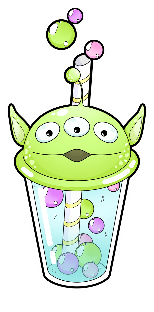 This is a picture of Adorable Boba Tea Drawing This is an image of Adorable Boba Tea Drawing
