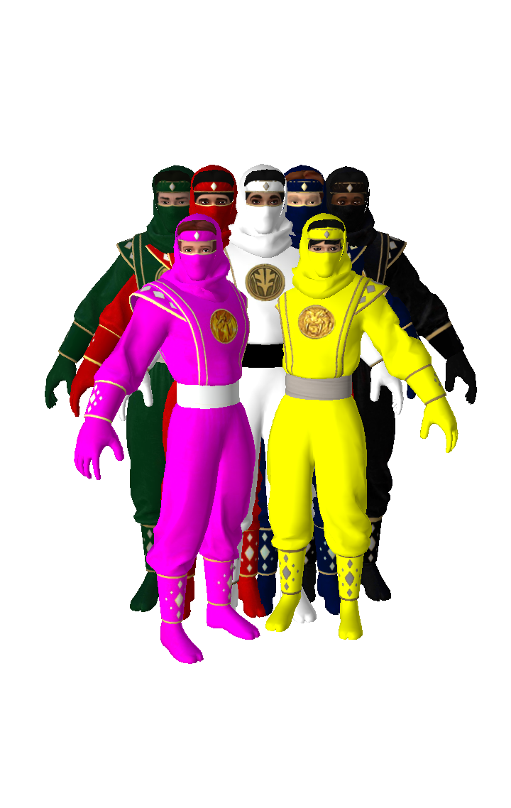 MMPR Ninjetti Ranger formation by karl2db on DeviantArt