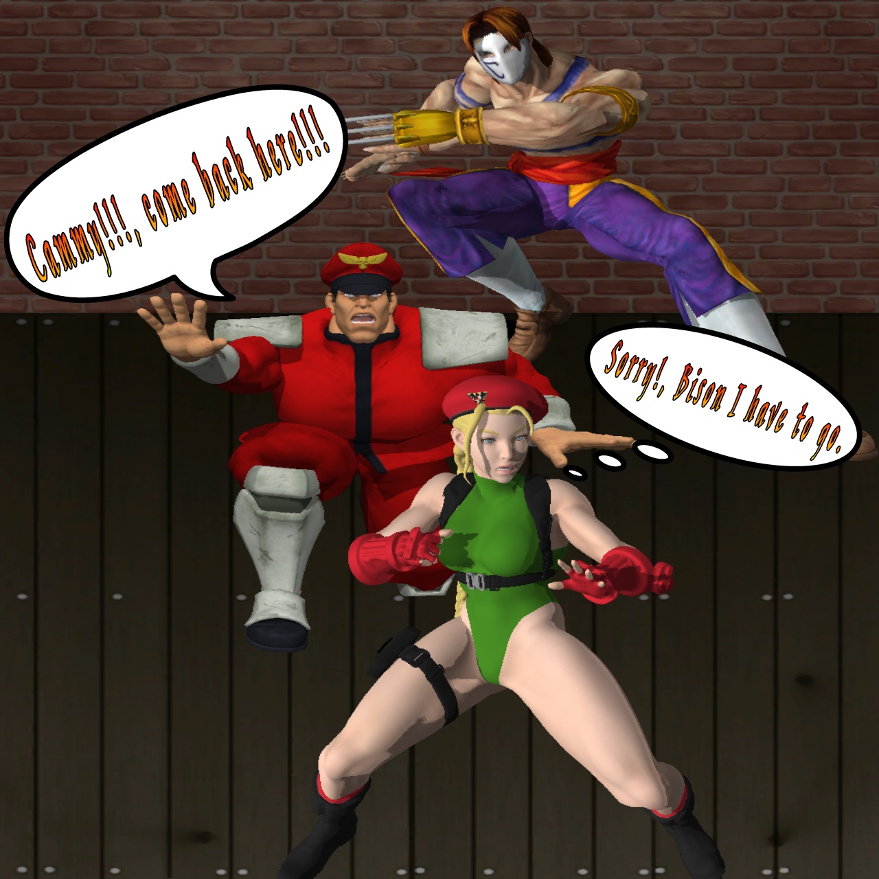 Bison2Winquote — - Cammy, Street Fighter Alpha 3 (Capcom)