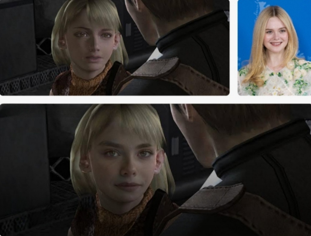 RE4 Demake Ashley (Ella Freya) Swap3 by karl2db on DeviantArt