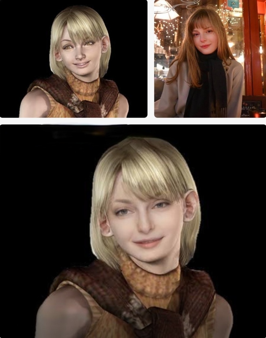 RE4 Demake Ashley (Ella Freya) Swap3 by karl2db on DeviantArt