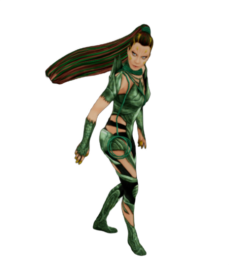 MMPR Rita Green Ranger Pose1 by karl2db on DeviantArt
