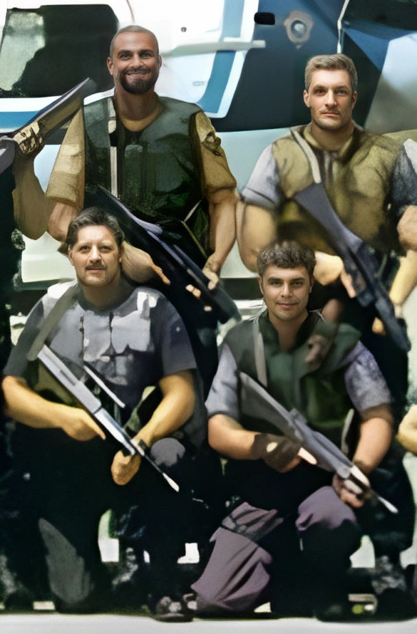 Daniel Rizzo Rpd RPD Kenneth,Richard,Enrico,Chris Enhanced by karl2db on DeviantArt
