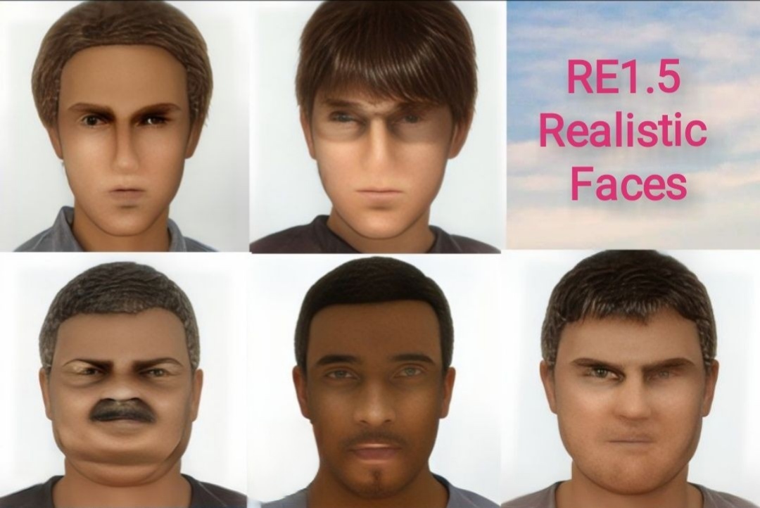 Gray R Realistic Face RE1.5 Realistic Faces The Prototypes by karl2db on DeviantArt