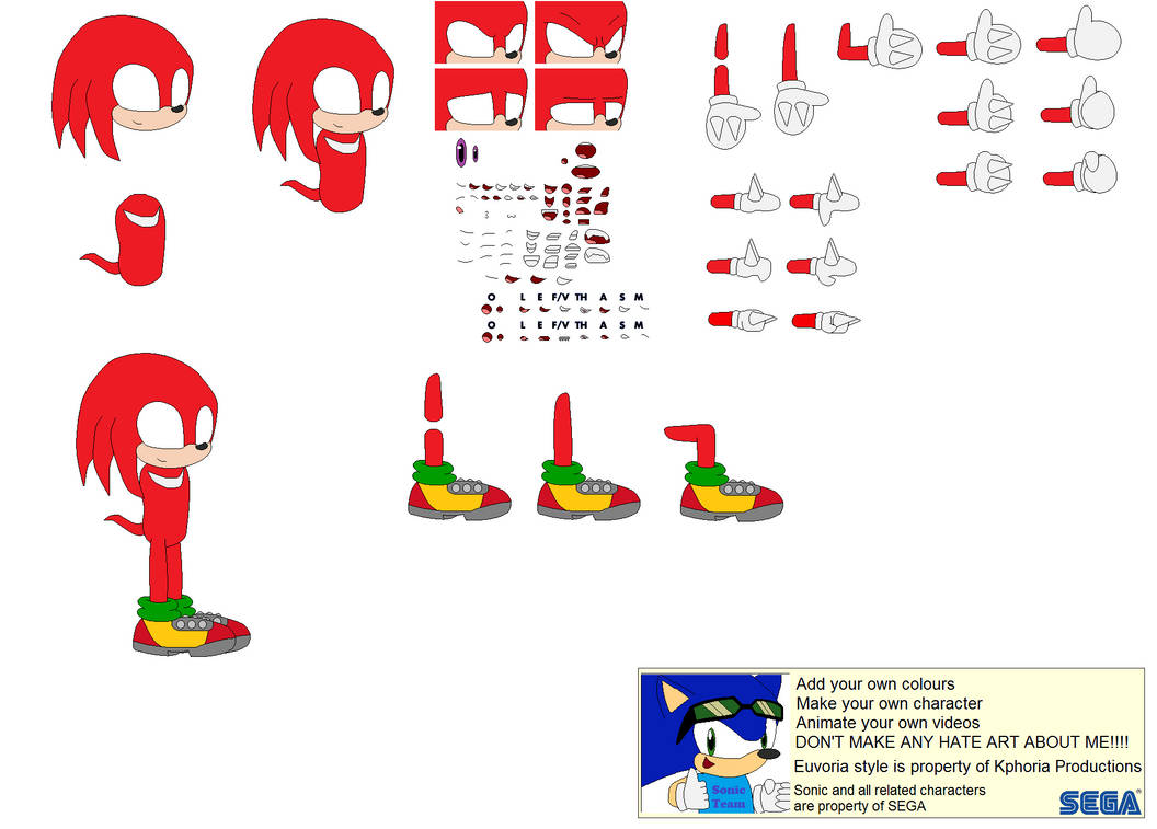 Kphoria Character Builder Movie Knuckles by SonicKphoria on DeviantArt
