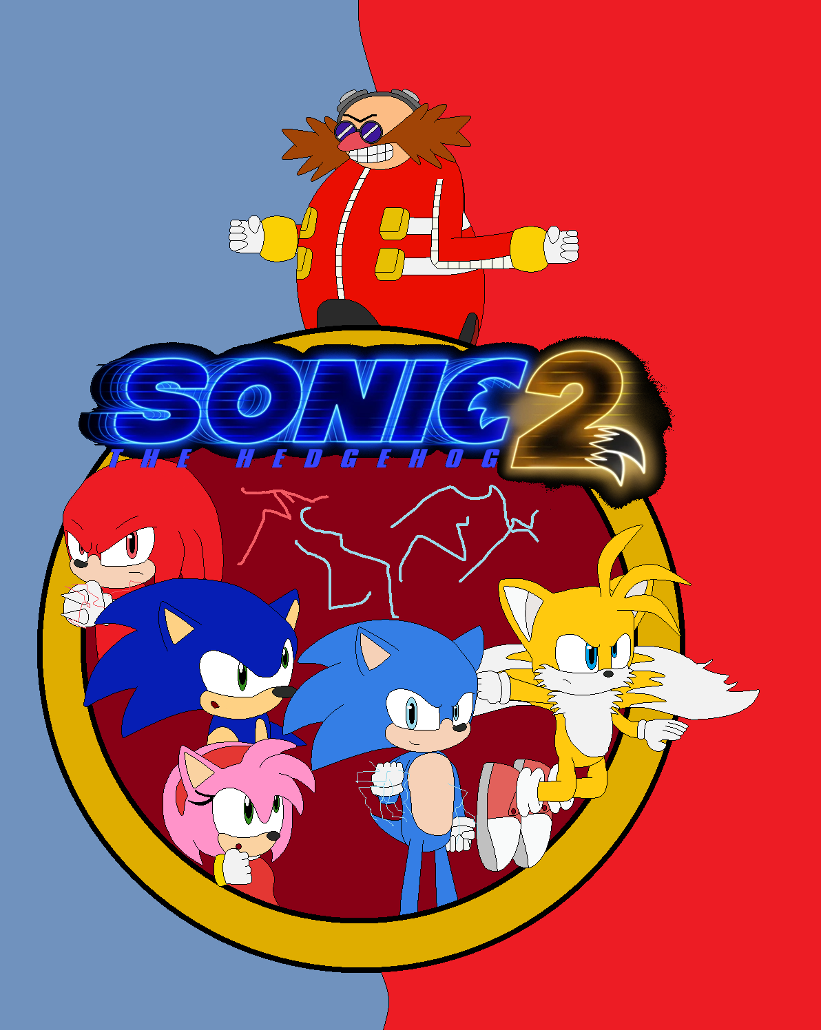 Sonic 2 Poster (Classic Style) by SonicShuffl on DeviantArt