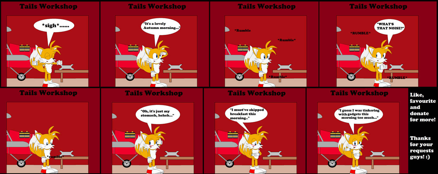A normal day for Tails by SonicKphoria on DeviantArt