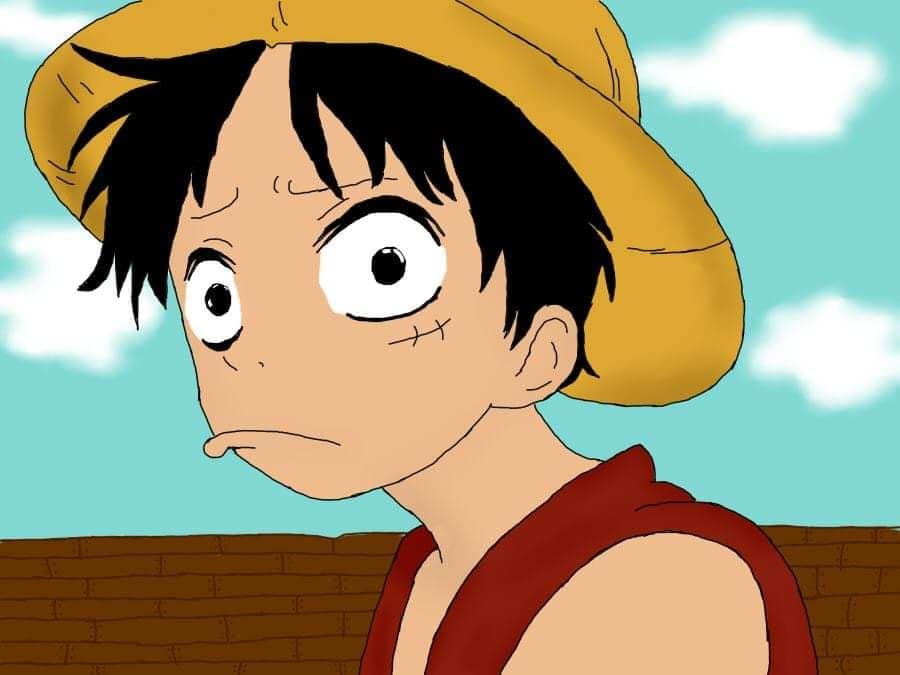 Baka luffy  One piece funny, One piece pictures, Manga anime one piece