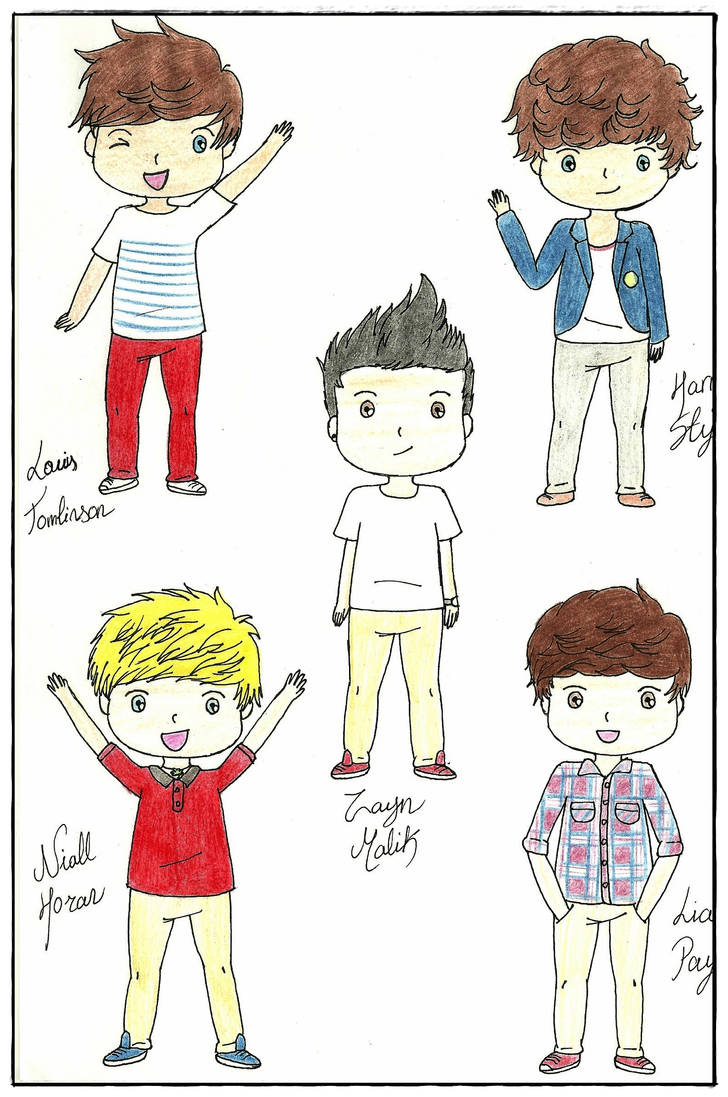 One Direction cartoons by saritacrazy on DeviantArt