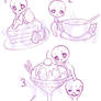 Dessert chibi YCH auction -CLOSED-