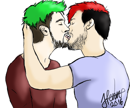 Septiplier kiss