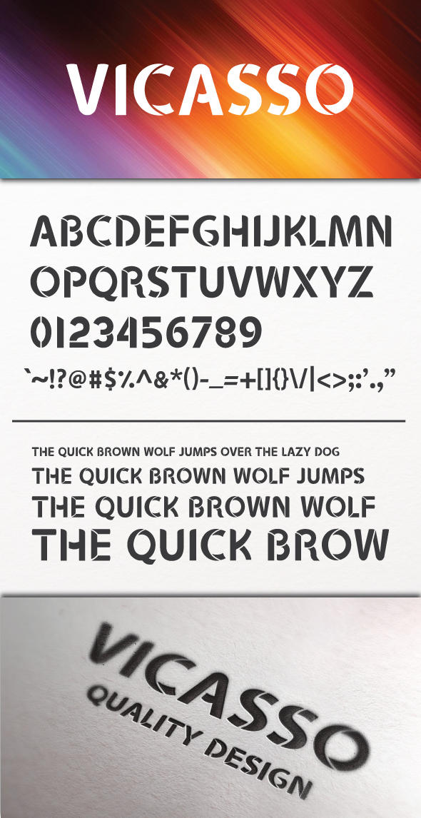 Vicasso Font - Elegant Display Font