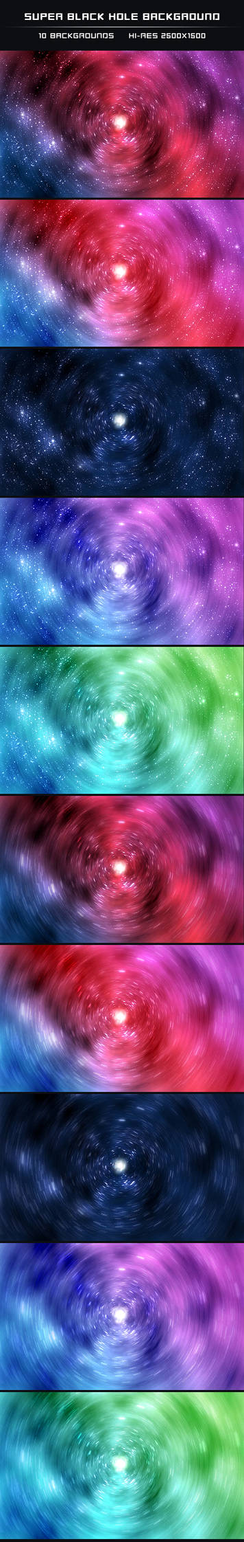 Super Black Hole Backgrounds