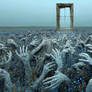 The Bloom of Baby Blue Hands #babyblue