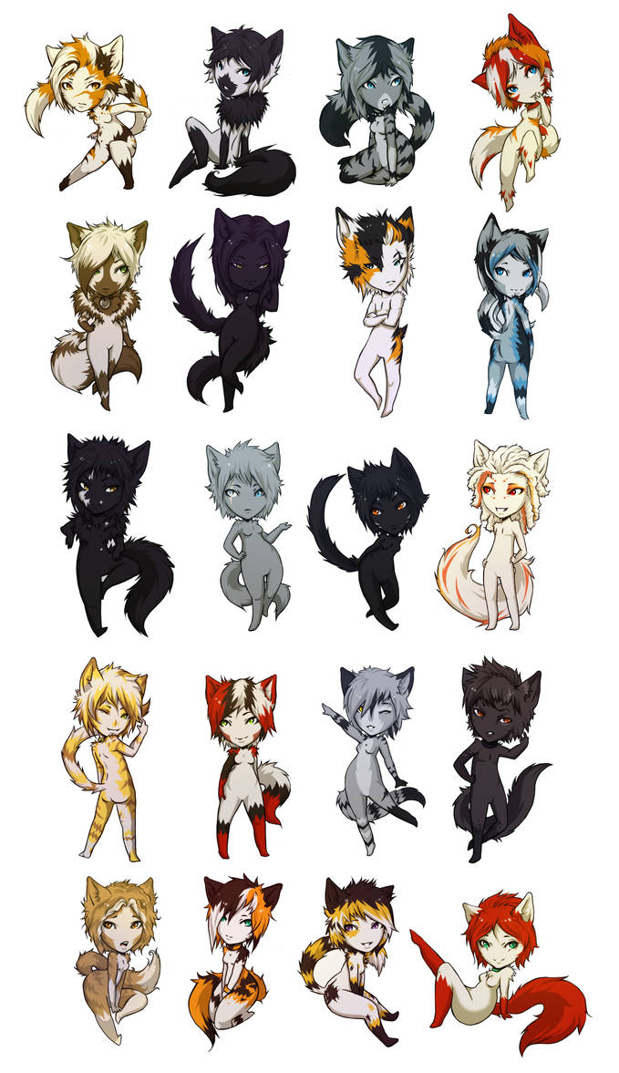 Chibi cats by mu-nin on DeviantArt