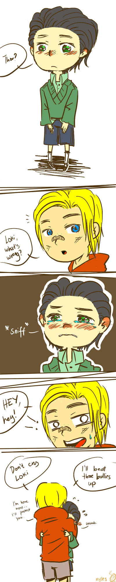 I'm here, don't cry (Thor/Loki) by Durch-Leiden-Freude
