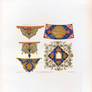 Rare and vintage Persian pattern, motifs, ornament