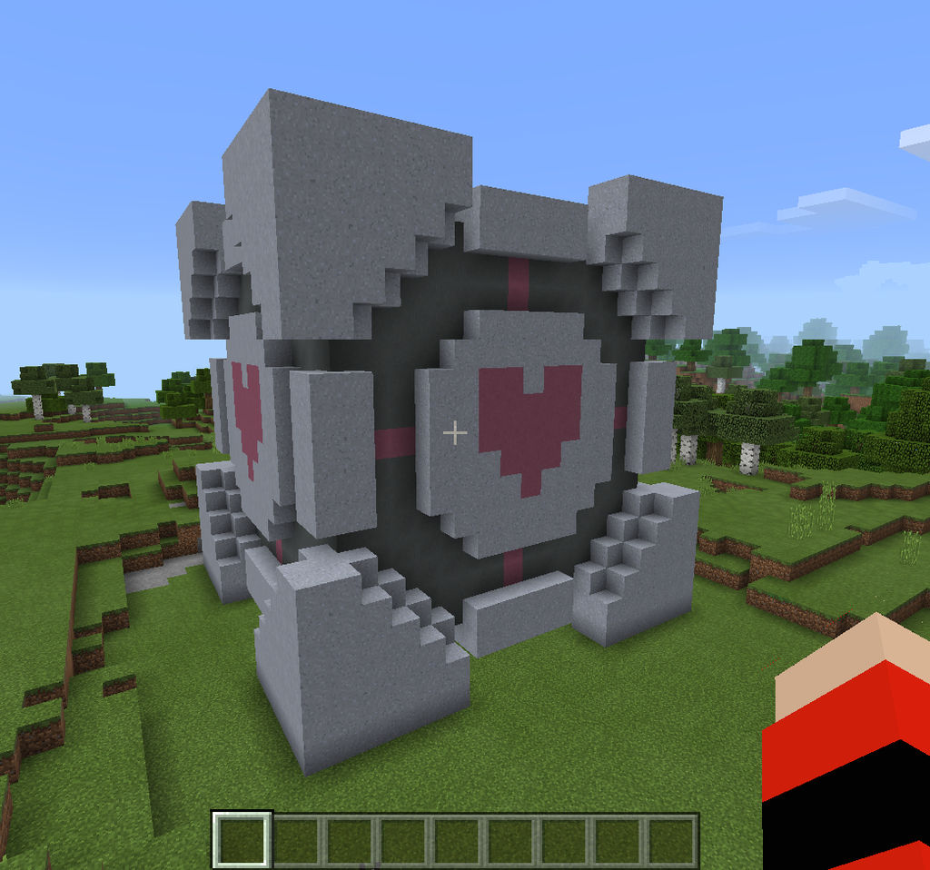 Companion Cube (Minecraft Build)