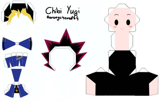 Yu-Gi-Oh papercraft template
