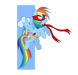 Rainbow Dash TMNT