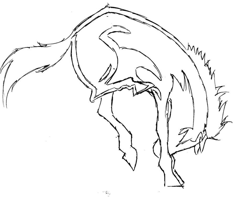 Bucking Energy Horse by katanabrin on DeviantArt