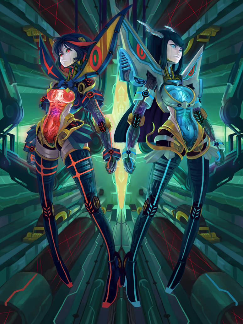 Cyber sisters - KLK by CatLowTheMU
