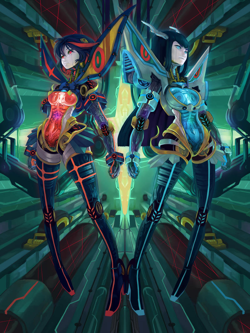 Cyber sisters - KLK by CatLowTheMU