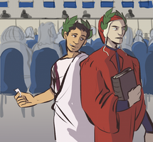 virgil brings dante to the dmv