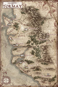 The Lands of Tormay Map