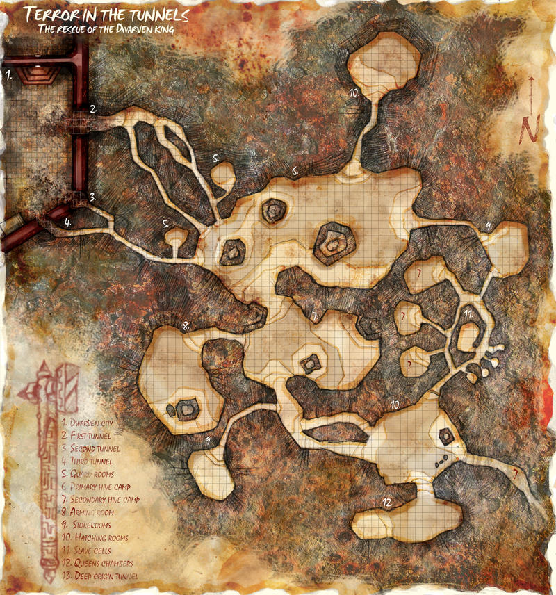 DnD Map: The Rescue by Stormcrow135