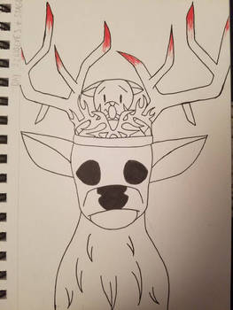 INKTOBER DAY 3: Wolves and Stags 