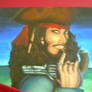 Captian Jack Sparrow - Acrylic