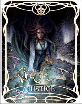 Tarot card Justice: Egwene