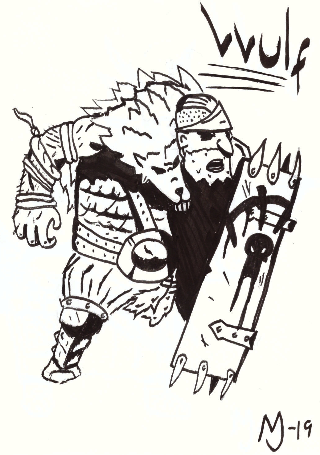 Darkest Dungeon - Vvulf by Hiisikuningas on DeviantArt