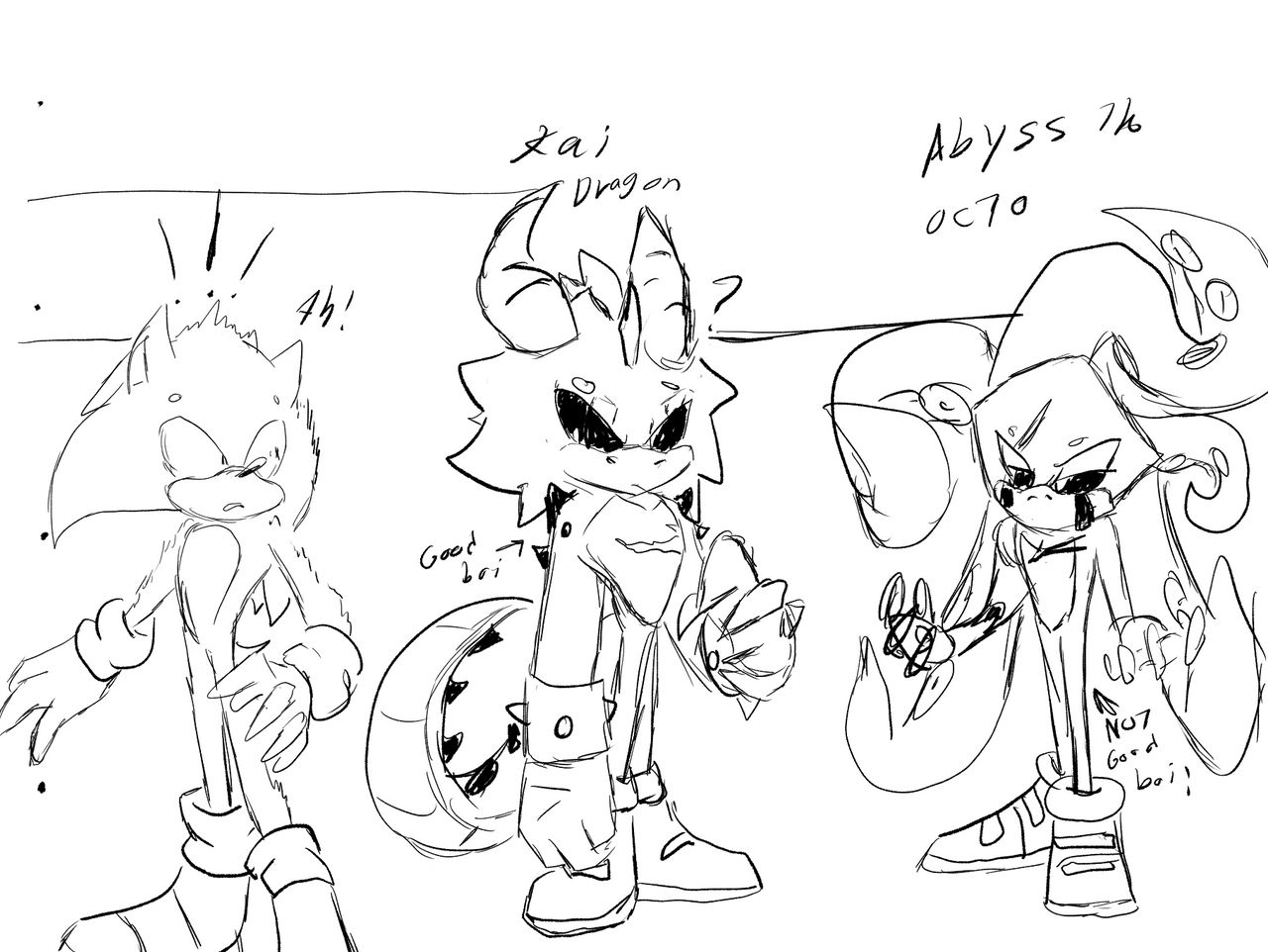 Sonic Oc Height Chart 2 by HyenaKara on DeviantArt