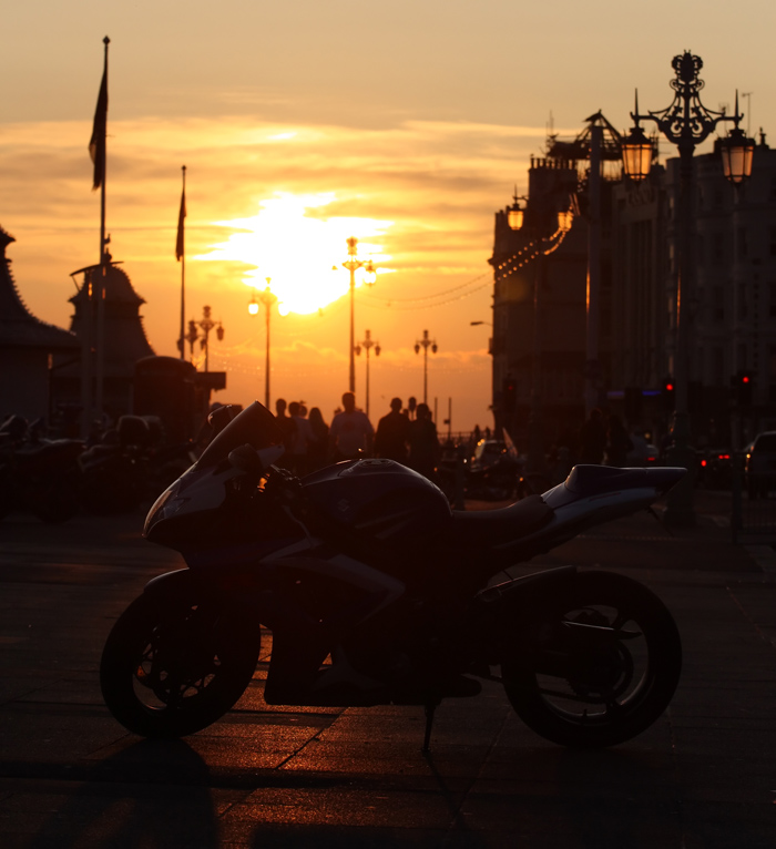 Bike at dusk