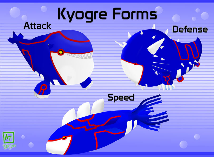 Kyogre Formes by AtomicTech