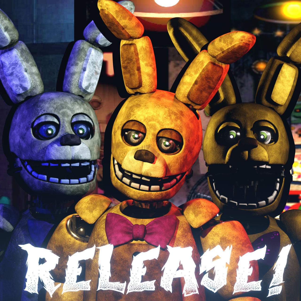Springbonnie UFMP SpringBonnie Pack For Blender 3.5 Port by zead69 on DeviantArt