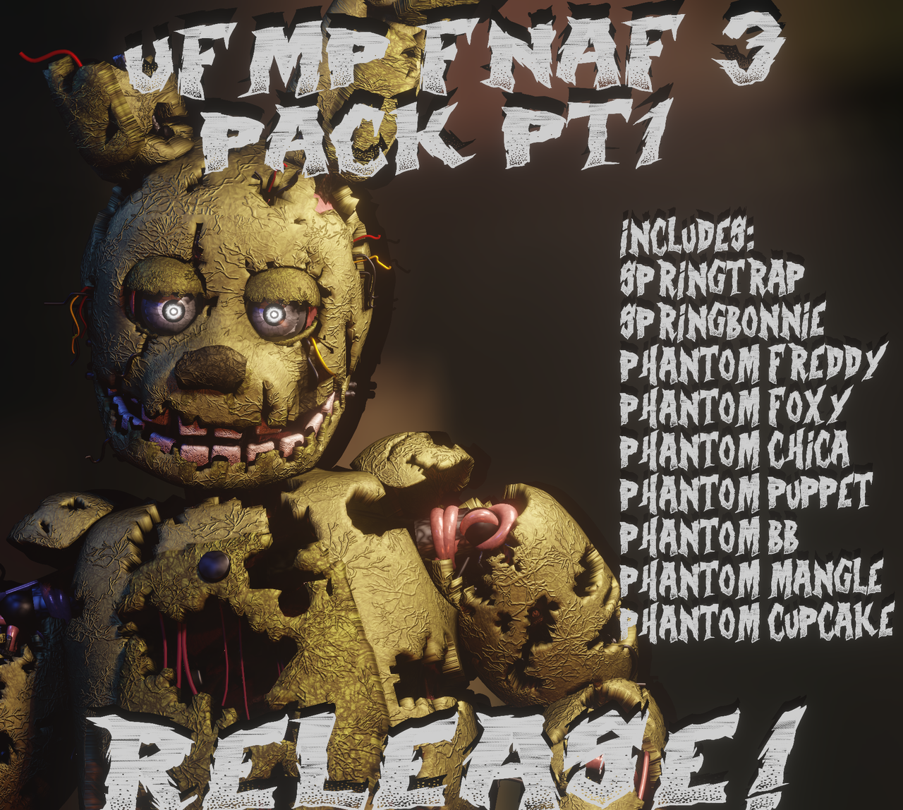 UFMP FNaF 1 Pack Release by UFMPDA on DeviantArt
