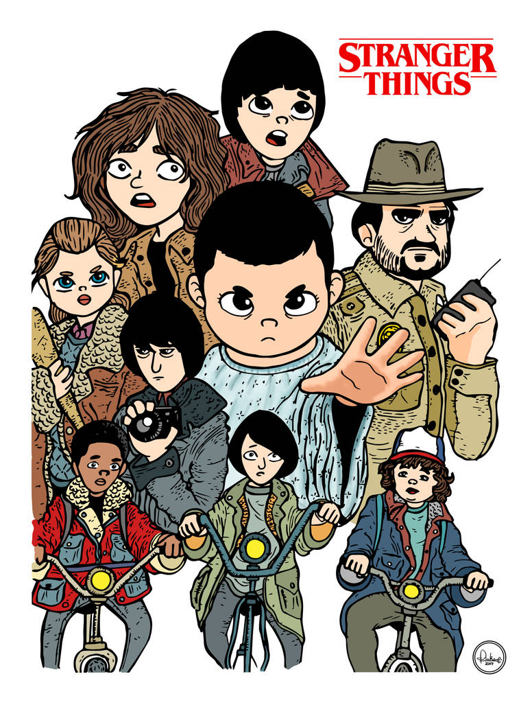 Stranger Things Cartoon by GiulianoPietro on DeviantArt