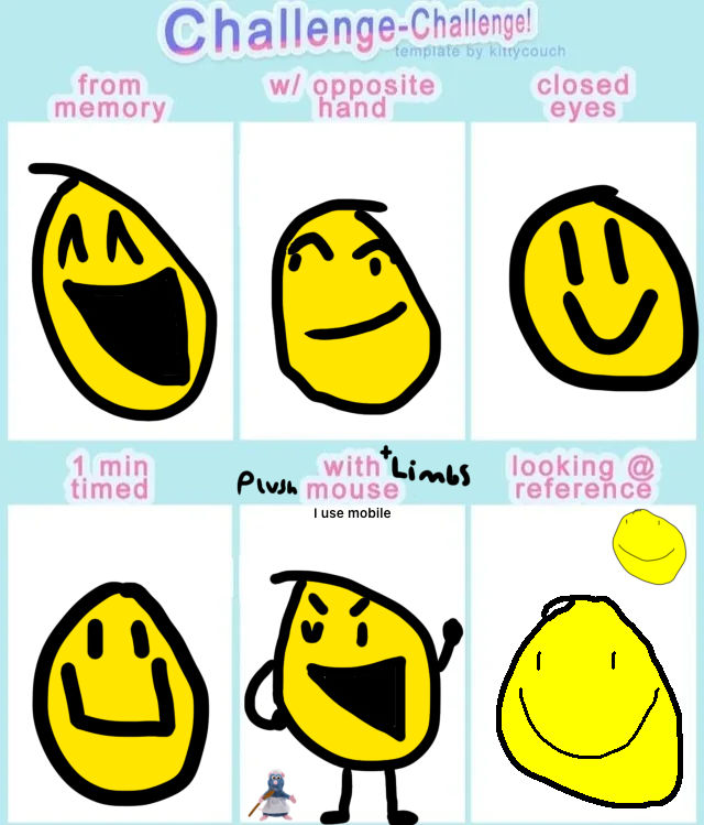Bfdi Yellow Yellow Face (BFDI) Challenge-Challenge! by PokeyMinch2763 on DeviantArt