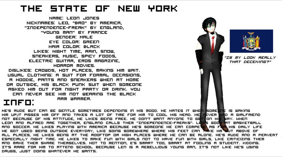 Hetalia OC: The State of New York