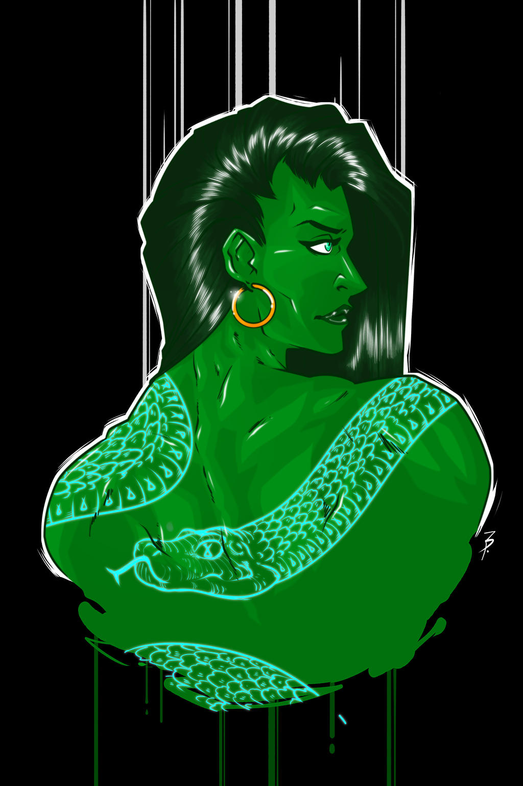 SheHulk Snake Tattoo by PierreMateus on DeviantArt