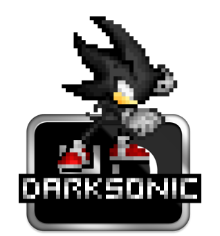 Pixilart - Classic Dark Sonic by DS-224