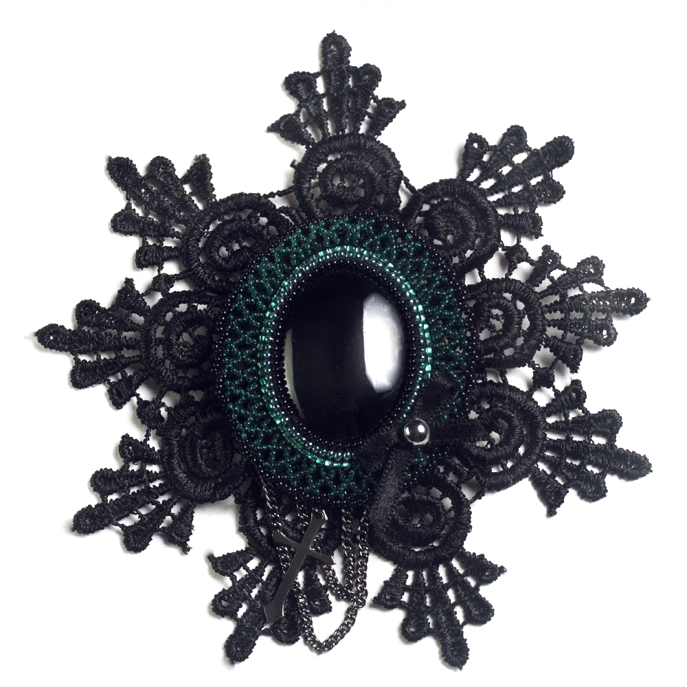 Gothic Lace Brooch