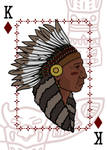 Native American - playing card by FortisUmbrae