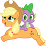 Applejack's Back Rub