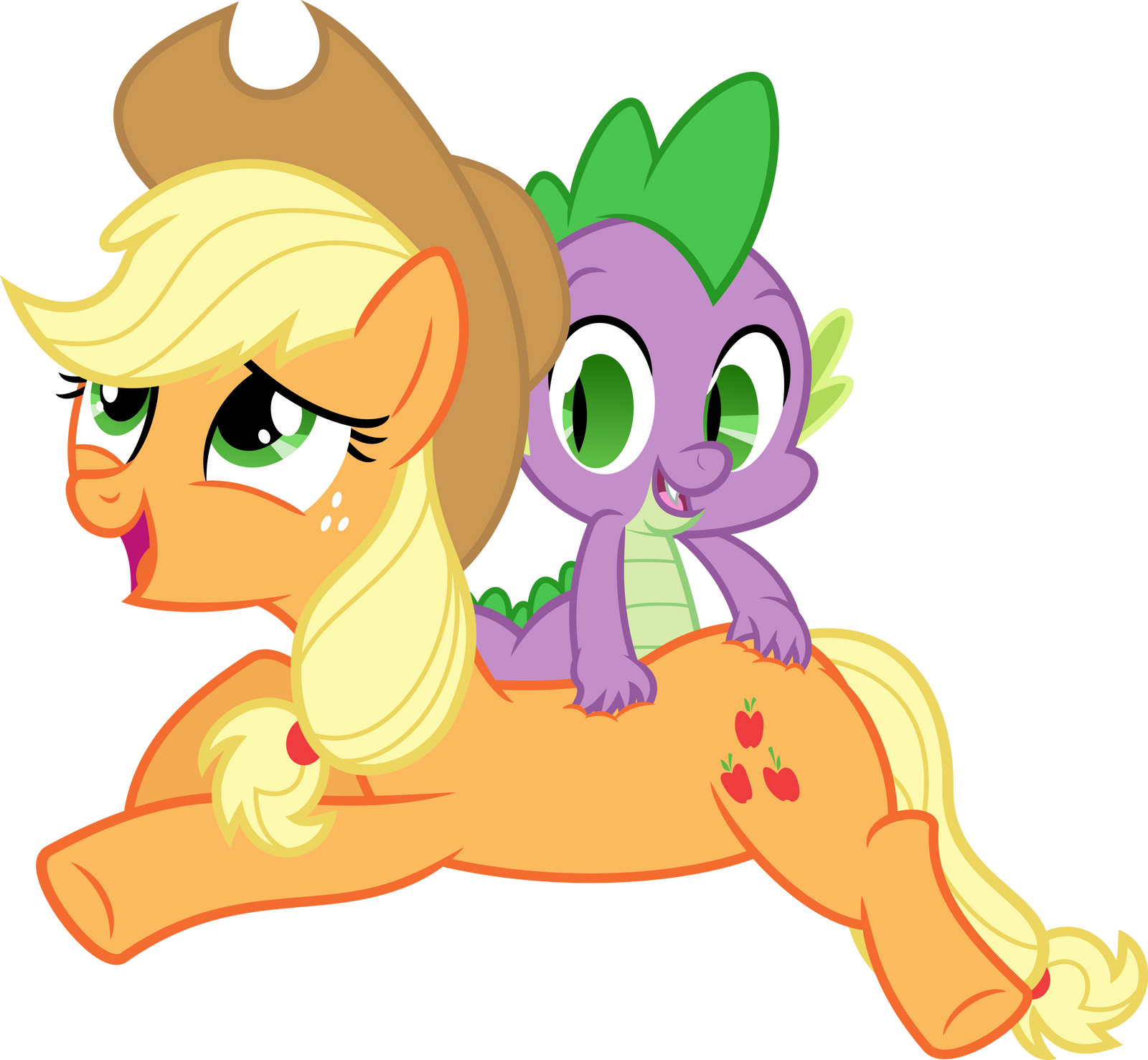 Applejack's Back Rub