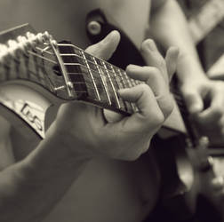 The guitarist..