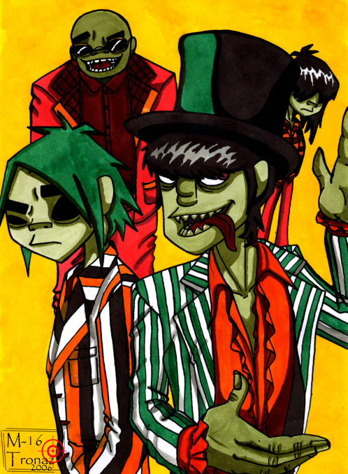 Gorillaz and Jhon the wolf